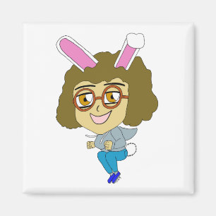 Imán chibi bunnygirl