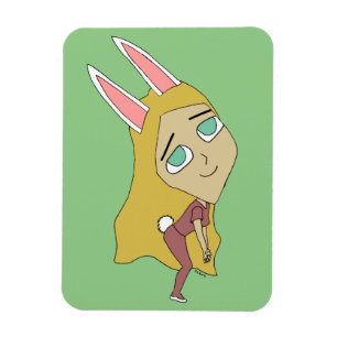 Imán chibi bunnygirl