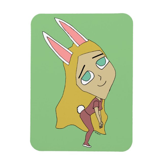 Imán chibi bunnygirl (Vertical)