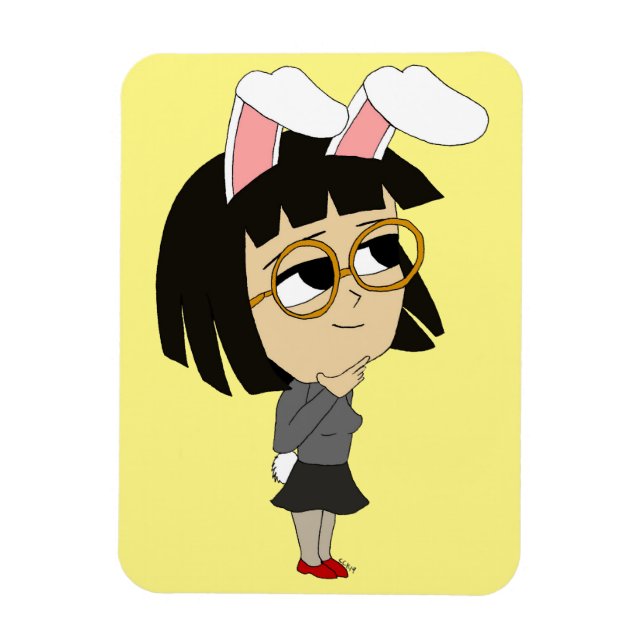 Imán chibi bunnygirl imnet (Vertical)