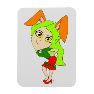 Imán chibi bunnygirl imnet
