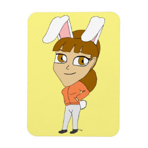 Imán chibi bunnygirl imnet