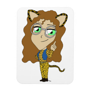 Imán chibi catgirl