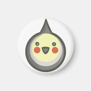 Imán Chibi Cockatiel