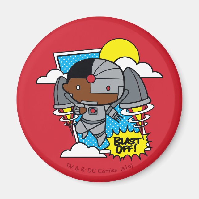Imán ¡Chibi Cyborg Blast! (Frente)