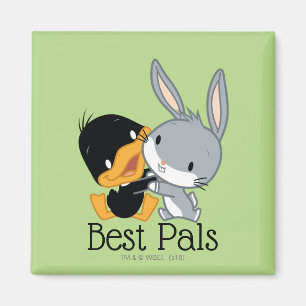 Imán Chibi DAFFY DUCK™ & BUGS BUNNY™