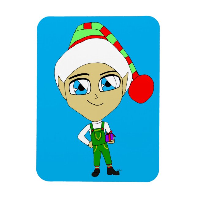 Imán chibi elf (Vertical)