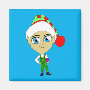 Imán chibi elf