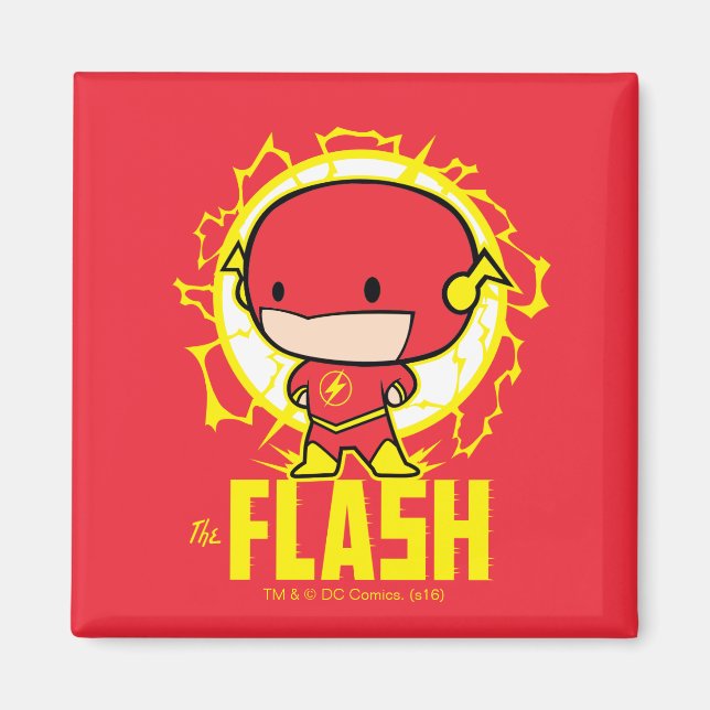 Imán Chibi Flash Con Electricidad (Frente)