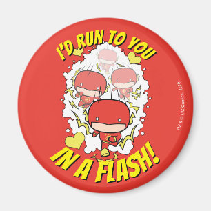 Imán Chibi Flash - Correría Contigo En Flash Valentine