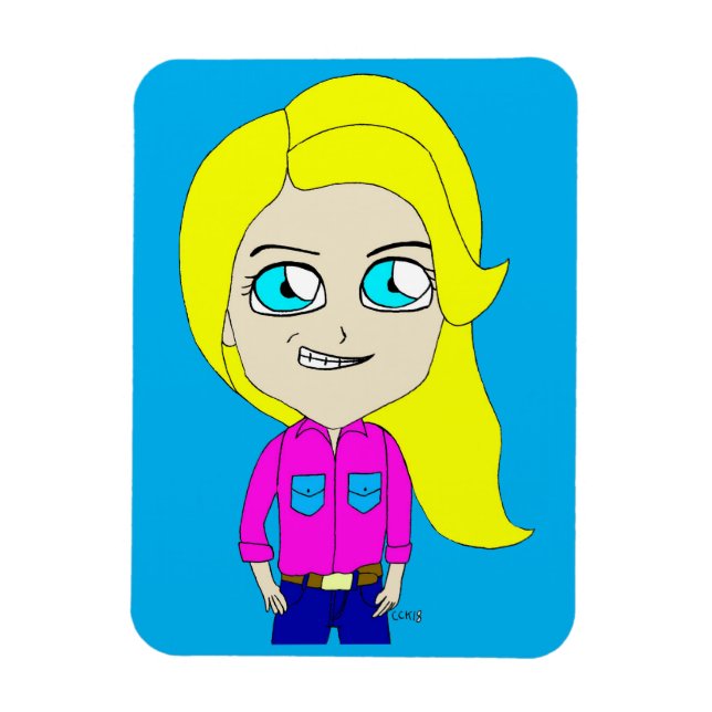 Imán chibi imnet (Vertical)