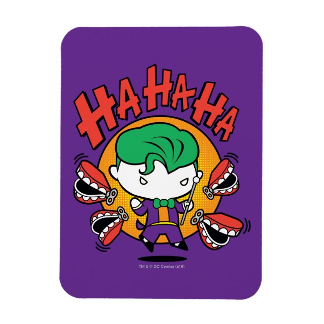 Imán Chibi Joker Con Toy Teeth (Vertical)