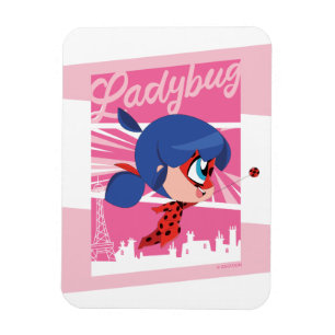 Imán Chibi Ladybug en París