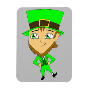 Imán chibi leprechaun