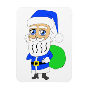 Imán chibi Santa Claus