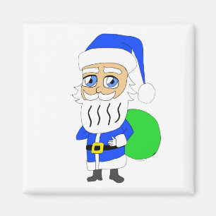 Imán chibi Santa Claus