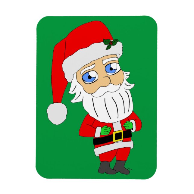 Imán chibi santa claus (Vertical)