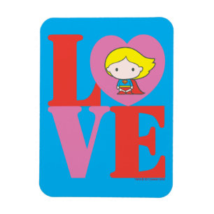 Imán Chibi Supergirl LOVE