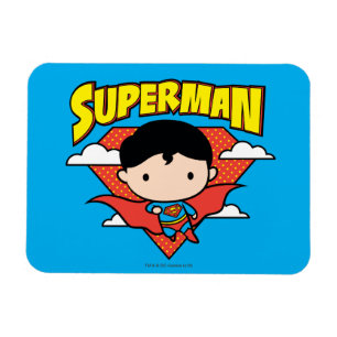 Imán Chibi Superman Polka Dot Shield y Name