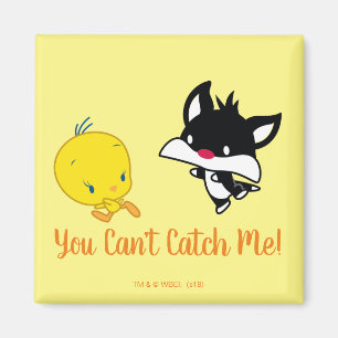 Imán Chibi SYLVESTER™ Chasing TWEETY™