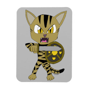 Imán Chibi Warrior Cat