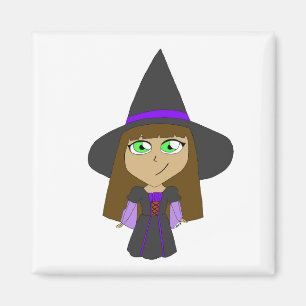 Imán chibi witch