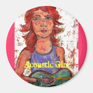 Imán Chica acústico