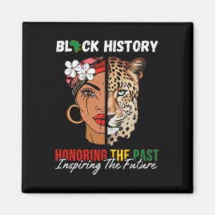 Imán Chica Afro Homenajeando el Pasado Inspirando el Fu