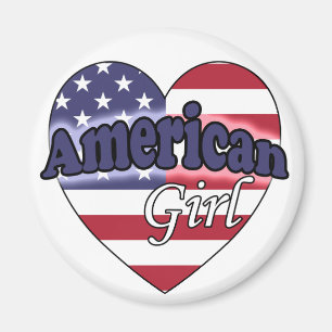 Imán Chica Americana