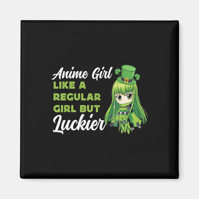 Imán Chica Anime Como Una Chica Regular Pero Más Afortu (Frente)