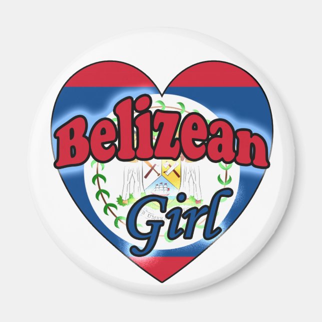 Imán Chica Beliceña (Frente)