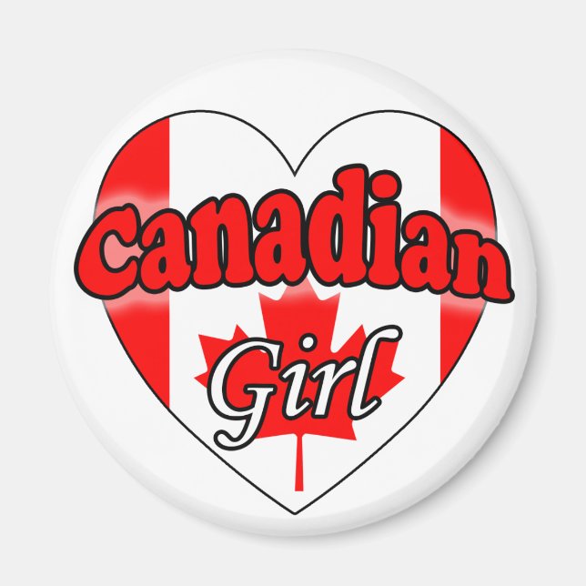 Imán Chica canadiense (Frente)