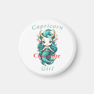 Imán Chica Capricornio Sirena Thunder_Cove