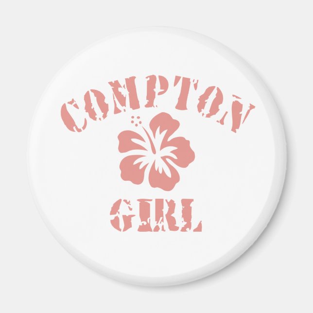 Imán Chica Compton Pink (Frente)