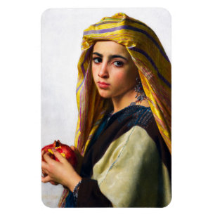 Imán Chica con granada de William Bouguereau