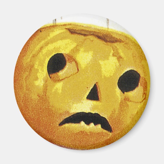 Imán Chica con Jack o' Lantern (Frente)