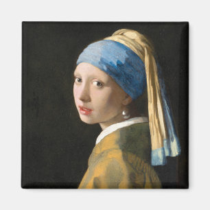 Imán Chica con Pearl Earring de Johannes Vermeer