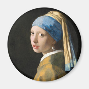 Imán Chica con Pearl Earring de Johannes Vermeer