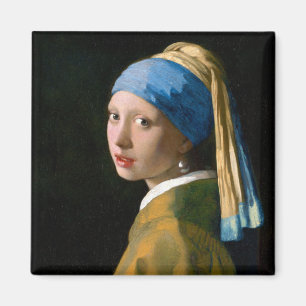 Imán Chica con Pearl Earring, Johannes Vermeer, 1665