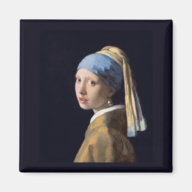 Imán Chica con Pearl Earring, Vermeer (Frente)