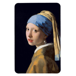 Imán Chica Con Perla De Johannes Vermeer