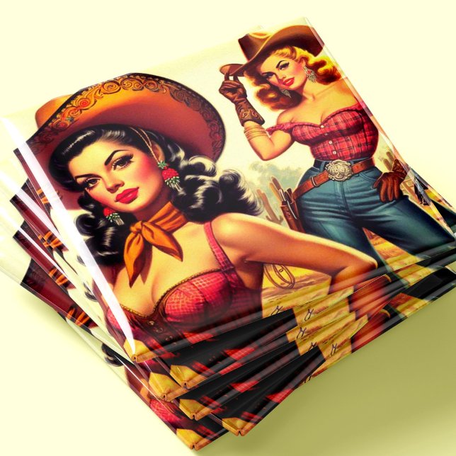 Imán Chica country pin-up (Subido por el creador)