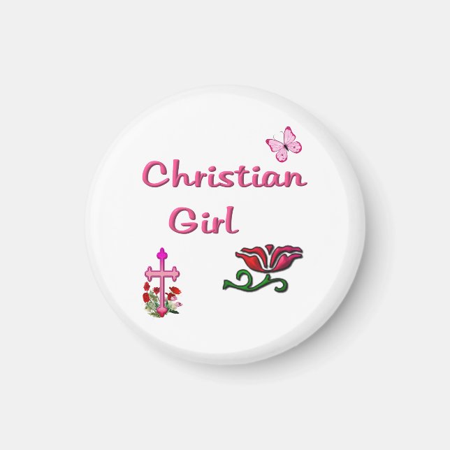 Imán Chica cristiana  (Frente)