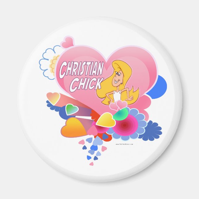 Imán Chica Cristiana (Frente)