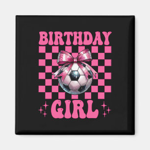 Imán Chica Cumpleañera Chica Fútbol Mamá Fútbol Mama Co