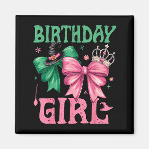 Imán Chica Cumpleañera Nk y Bruja Cumpleañera Verde Muj