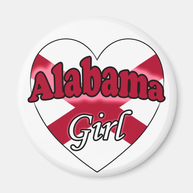 Imán Chica de Alabama (Frente)