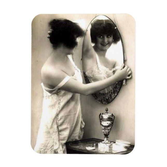 Imán Chica de anclaje de precodificación de emoticono d (Vertical)