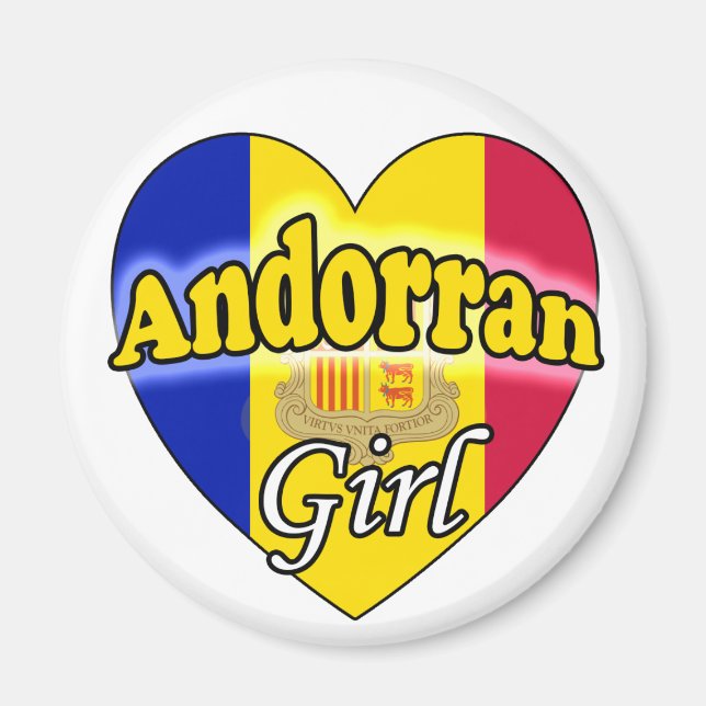 Imán Chica de Andorra (Frente)