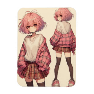Imán Chica de anime escolar